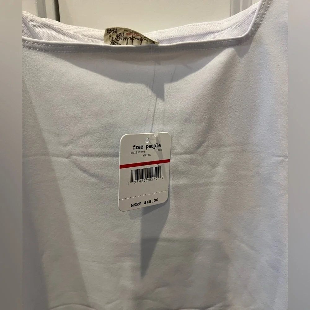 Free People Square Off Cami Sleeveless Tank Top. NWT.